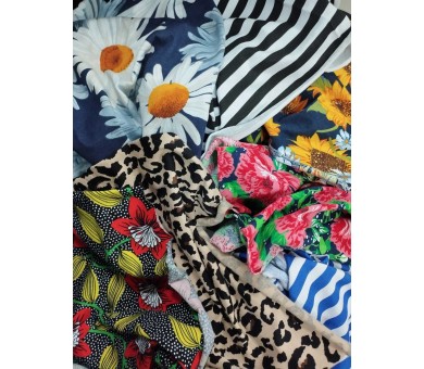 Кулирка, трикотажное полотно набивное