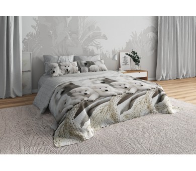 Ткань самоедские лайки