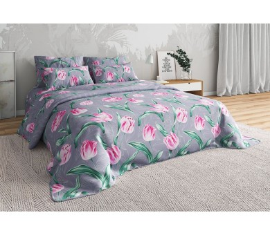 Ткань тюльпаны