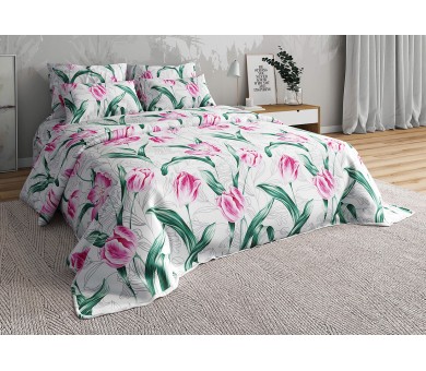 Ткань тюльпаны вид 2