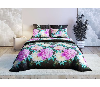 Ткань пионы 3d